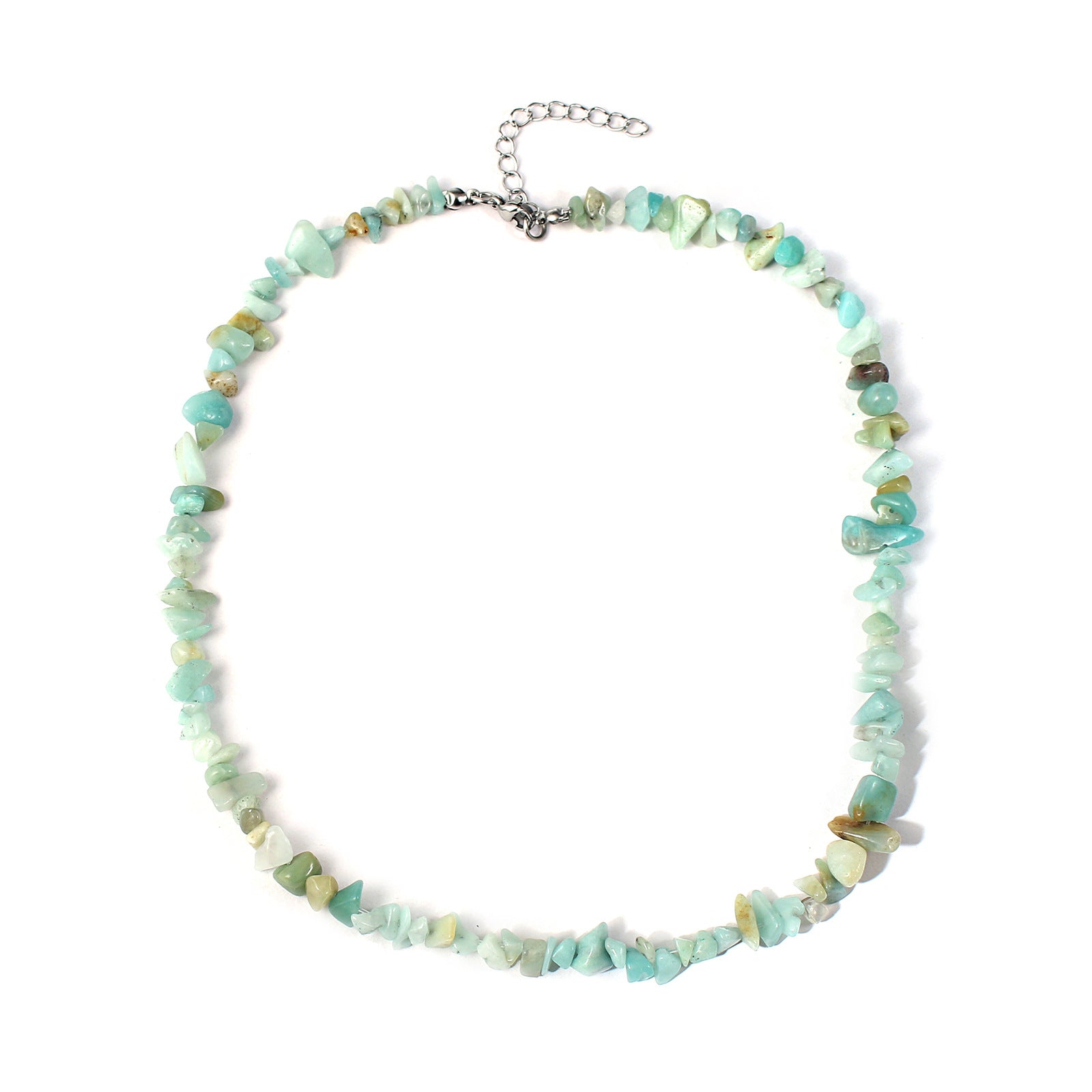 Wholesale natural irregular crystal gravel necklace
