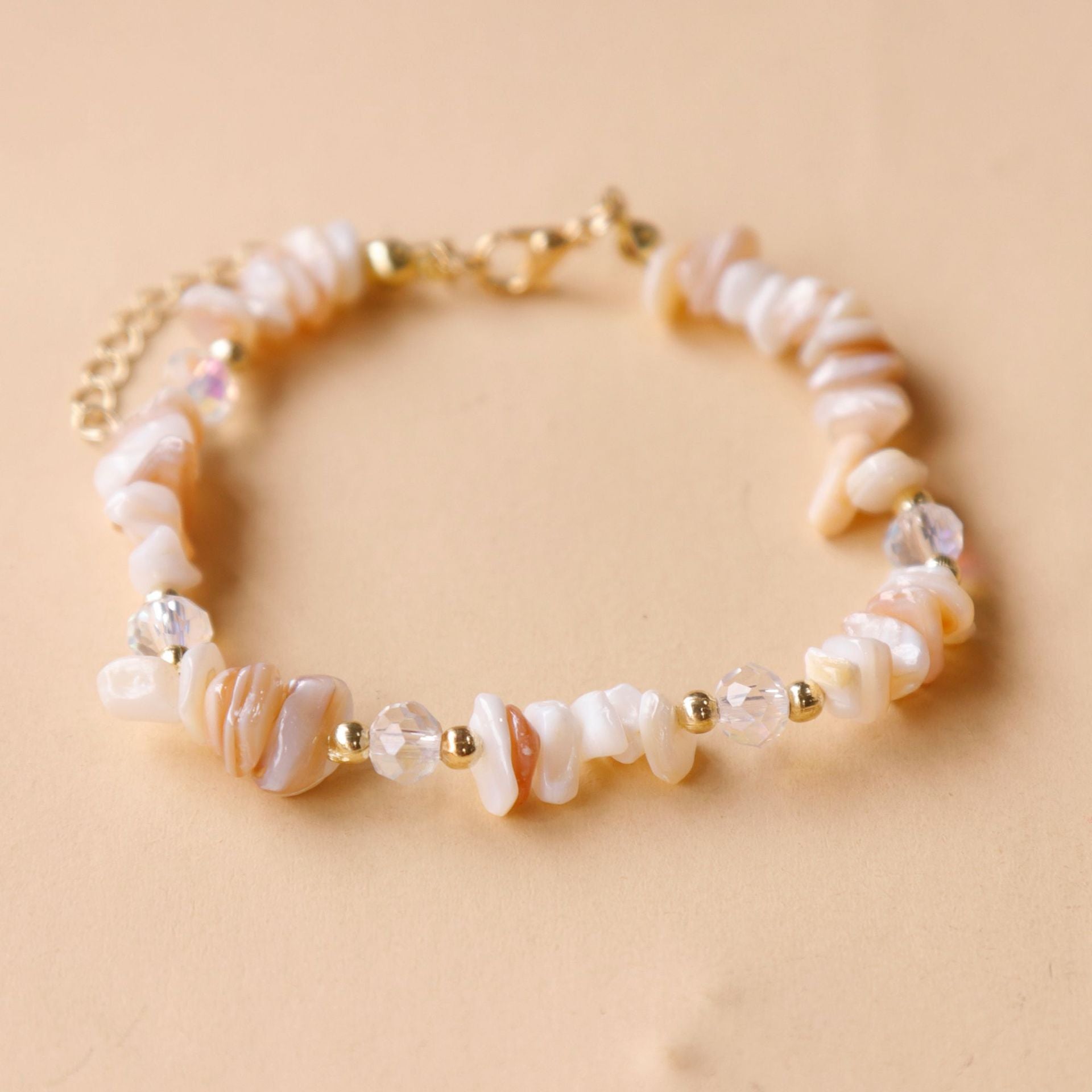 Wholesale Colorful Natural Stone Hand-strung Bracelet