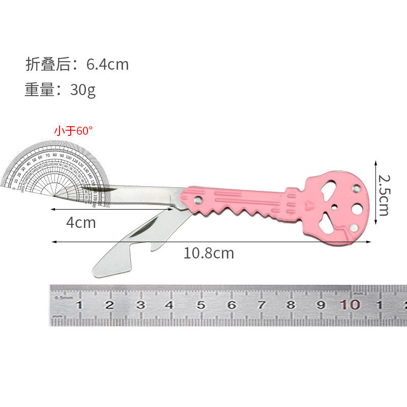 Wholesale  Ghost Head-shaped Mini Keychains