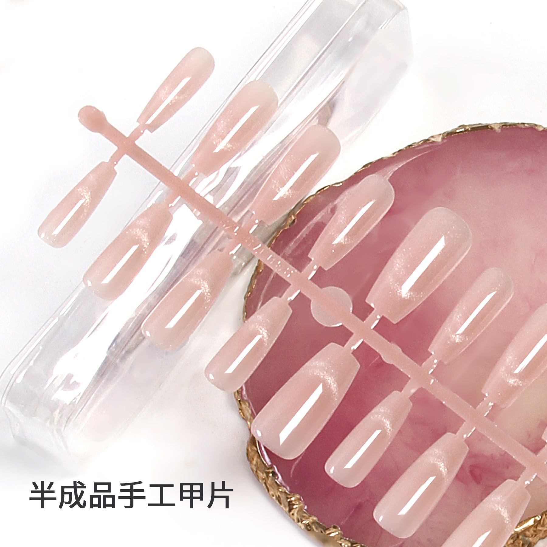 Wholesale of 5PCS Handmade Press on Nails Kits Prefabricated Nail Plates Semi-finished DIY Handmade Nail Plates ACC-NS-XKQ005