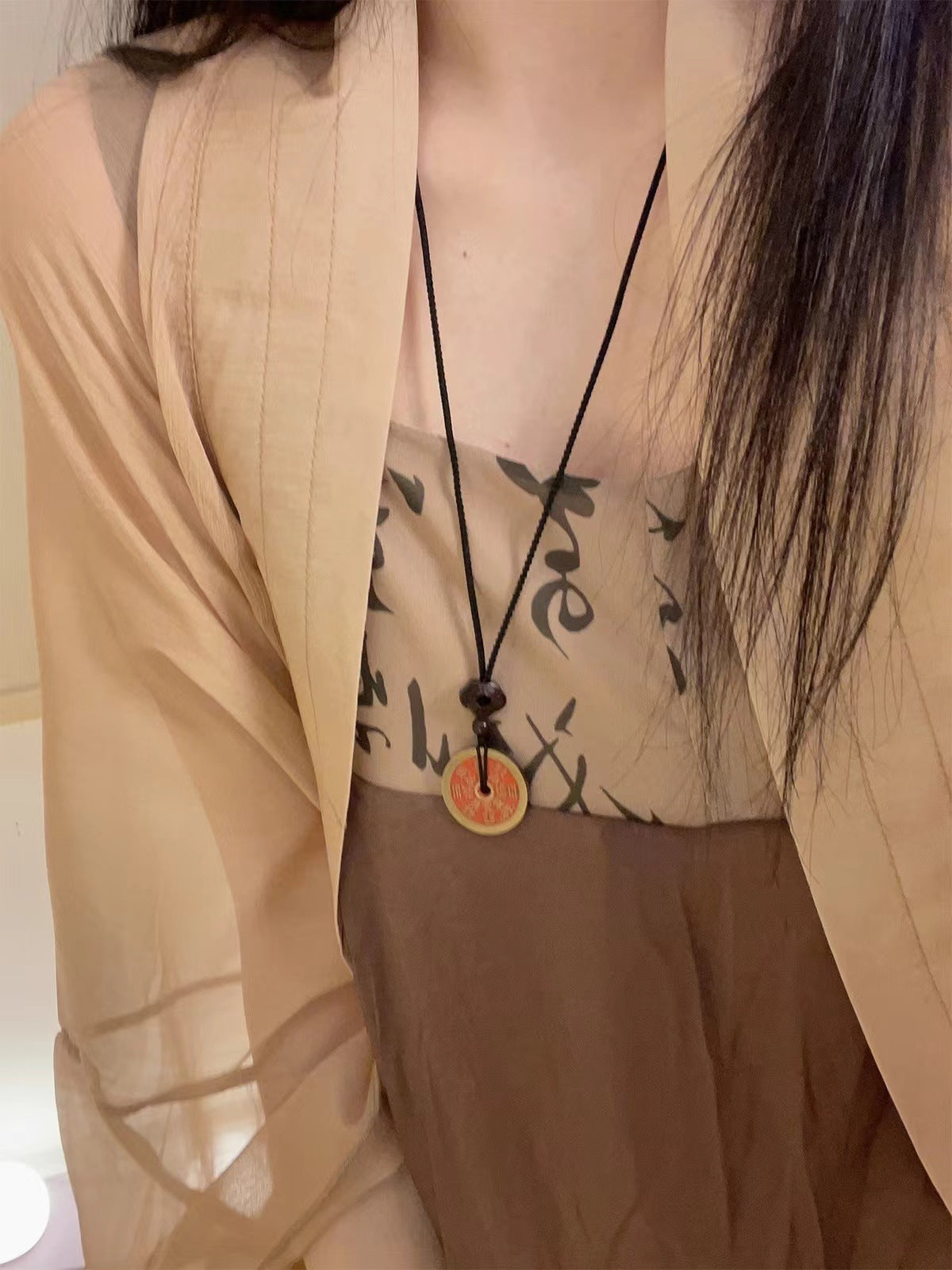 Wholesale Long Hemp Rope Necklace