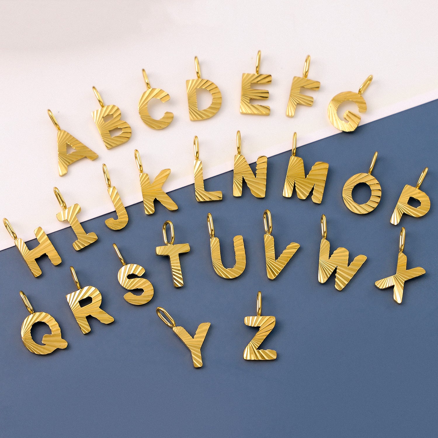 Wholesale 26 English letters stainless steel pendant