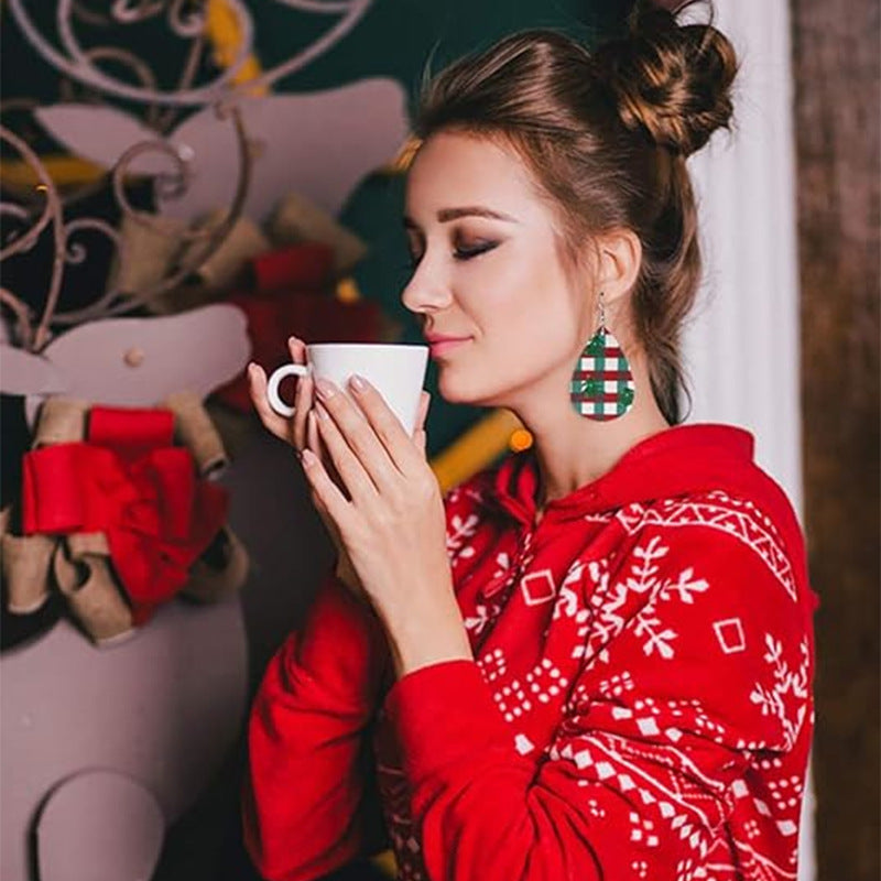 Wholesale Christmas Leather Earrings ACC-ES-Zhany008