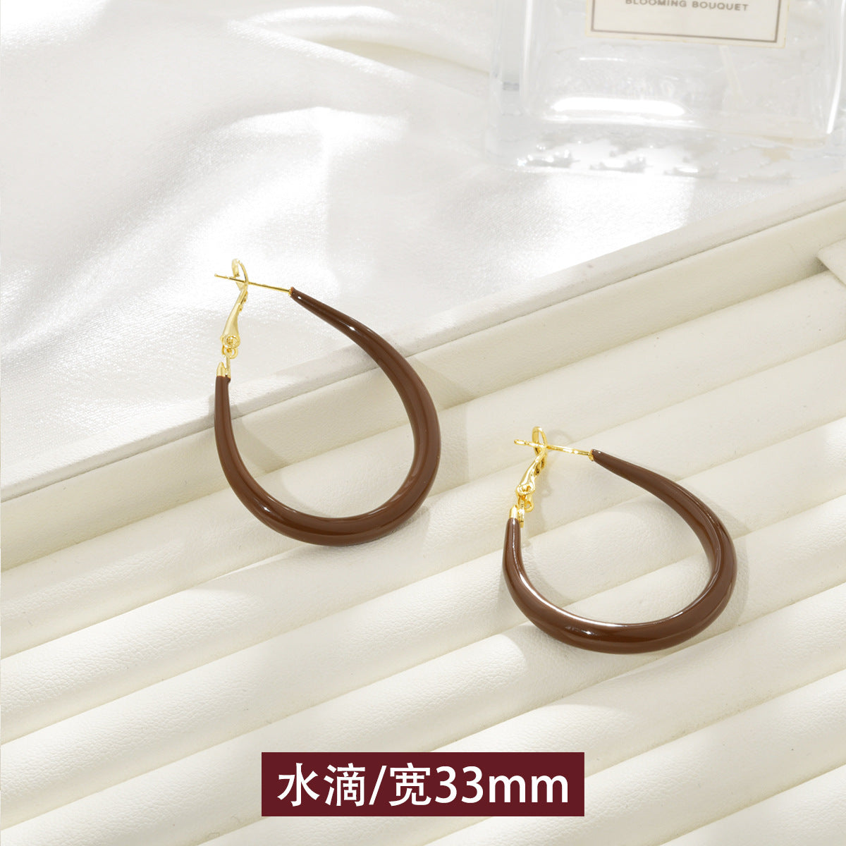 Wholesale  Red Hoop Earrings Luxury Earrings