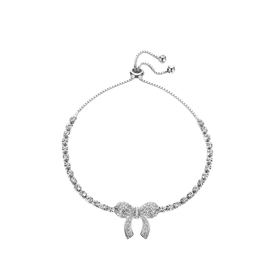 Wholesale Electroplated Alloy Bow Bracelet,  Adjustable,  Trendy Women' s Jewelry Gift