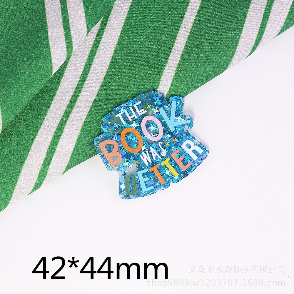 Wholesale 10pcs DIY Flatback Cartoon Medical Acrylic Flatback Badge Reels Retractable Keychain DIY Accessories ACC-FK-OuYe012