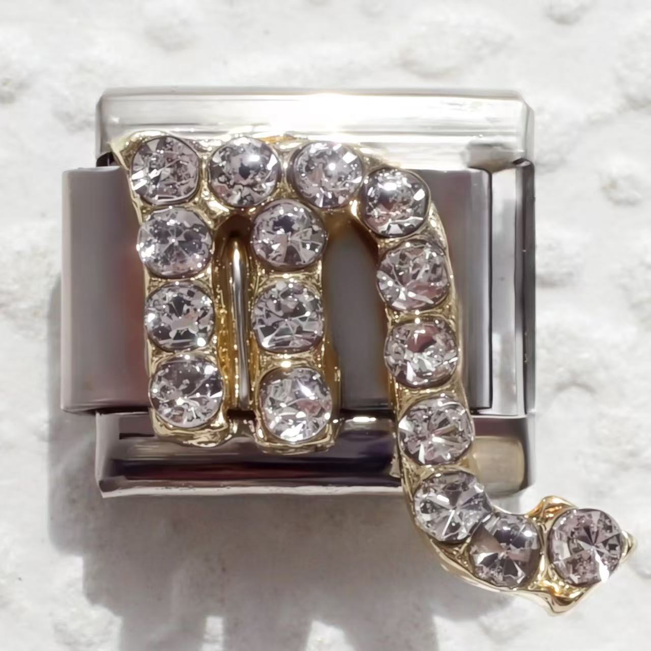 Wholesale 5pcs  Italian Charm Bracelet 9mm DIY 12 contions   Creative Stainless Steel Composable Bracelet