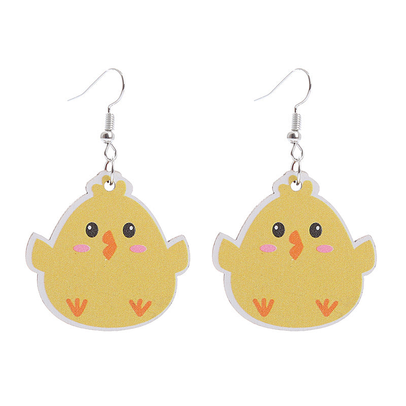 Wholesale Acrylic Easter Bunny Cross Butterfly Earrings