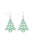 Wholesale Christmas Party Cute Snowman Christmas Tree Cartoon Wooden Earrings