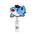 Wholesale Acrylic Fun Zoo Undersea Theme Badge Reel Keychain