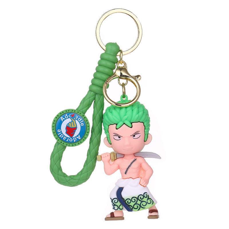 Wholesale Cartoon Anime PVC Soft Glue Keychain Cute Keychain ACC-KC-ErLu018