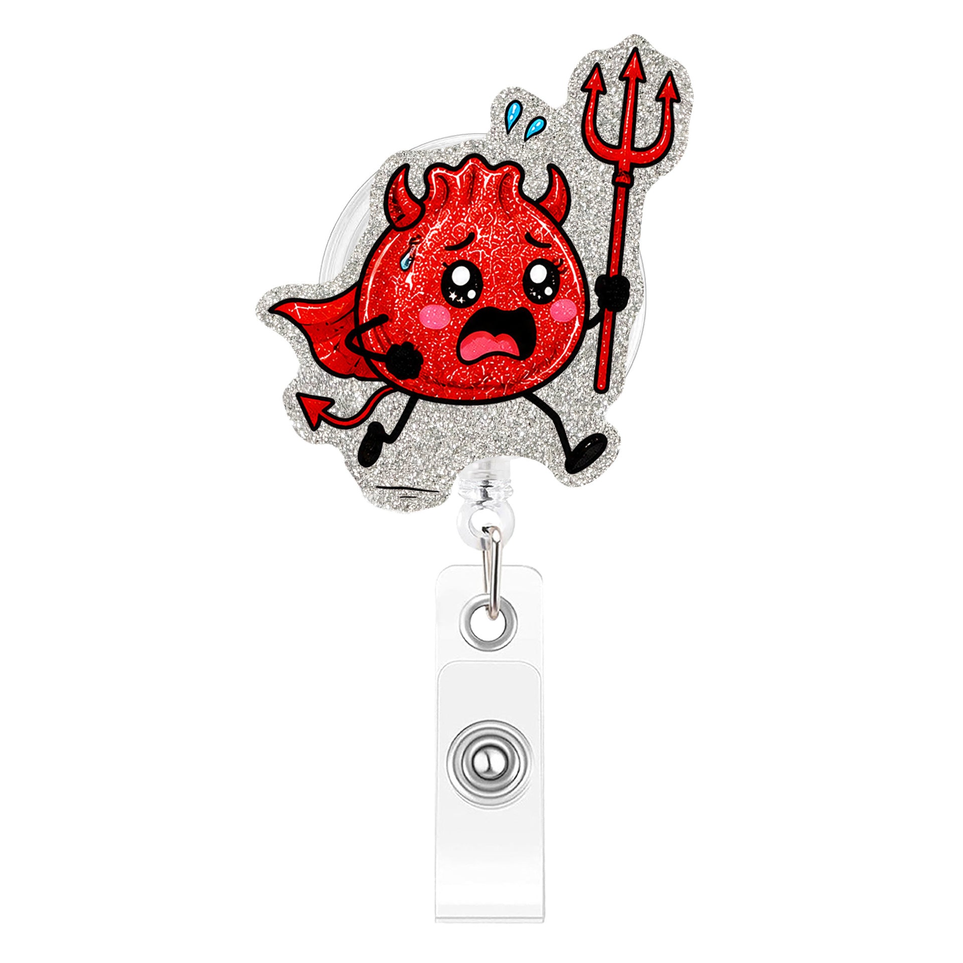 Wholesale Hurry Doctor Series Name Badges with Retractable Buckles,   Medical Staff Easy-Pull Buckles,  Acrylic Glitter Badges and Pendants
