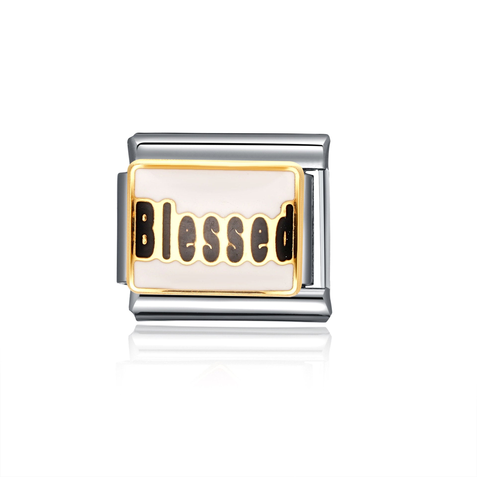 Bracelet de charme italien en gros de 9 mm d'animal d'épissage et de planable en acier inoxydable