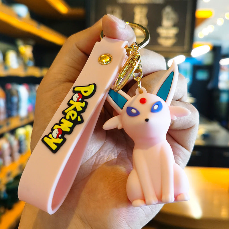 Wholesale Cartoon Cute Silicone Keychains ACC-KC-FanChe005