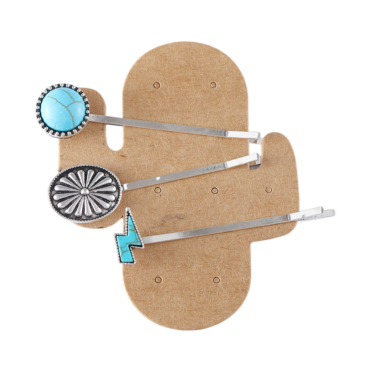 Wholesale  Bohemian Inlaid Turquoise Hairpin suit