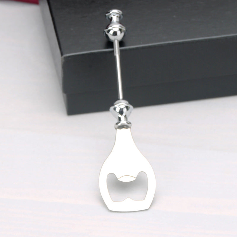 Wholesale Beadable Utensils DIY Stainless Steel Bottle Opener