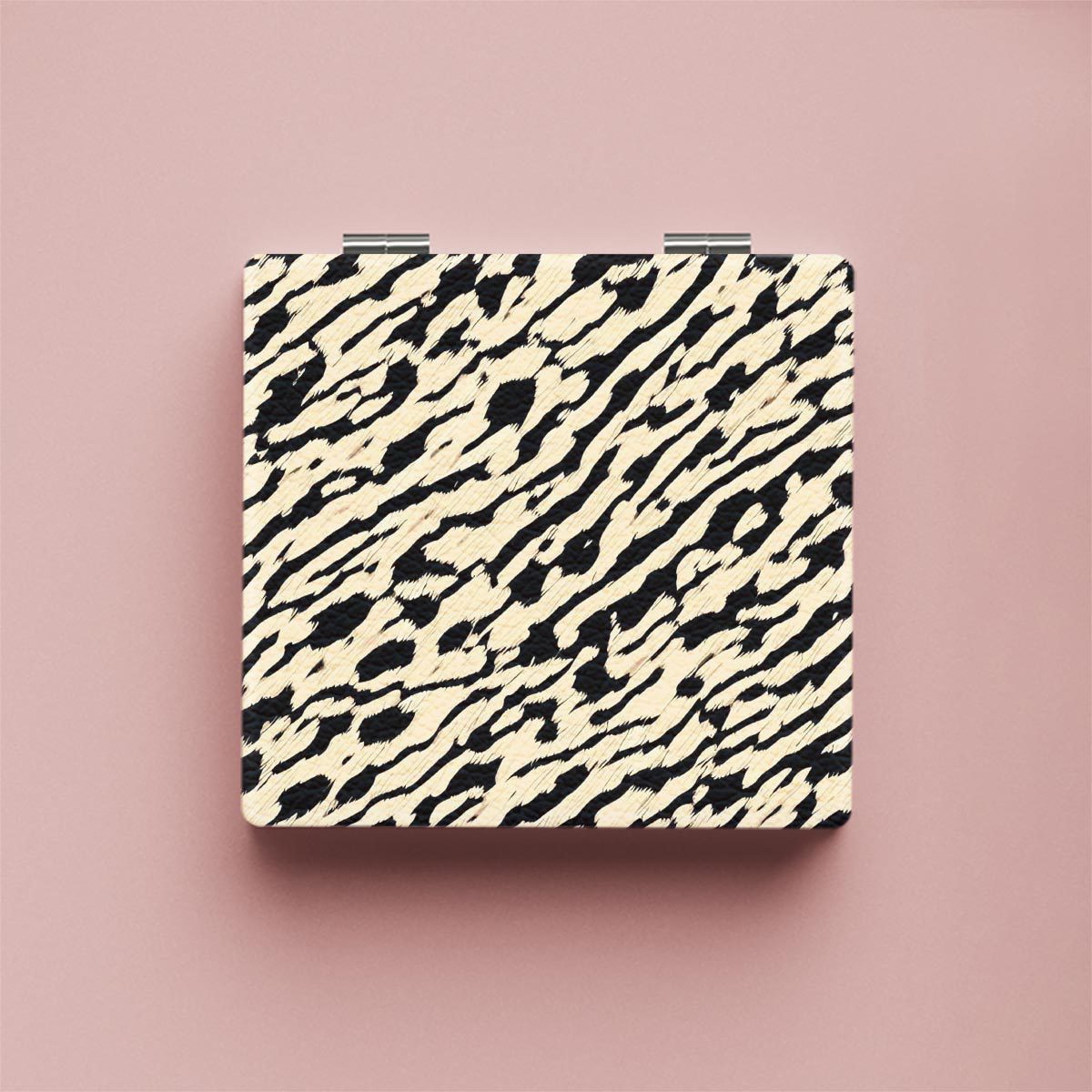 Wholesale Portable Cartoon Foldable Leopard Print Makeup Mirror ACC-MR-JiaS001