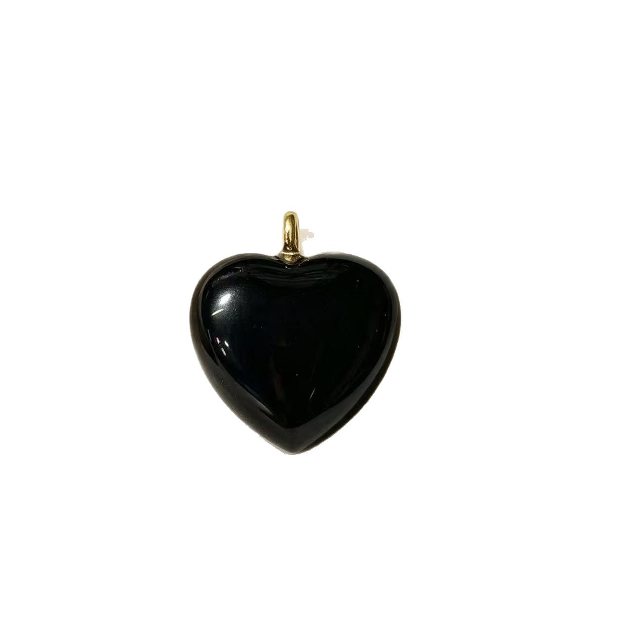 Wholesale Heart Shaped Crystal Pendant DIY Necklace Charm Fashion Jewelry Accessory Gift For Boutique Resale