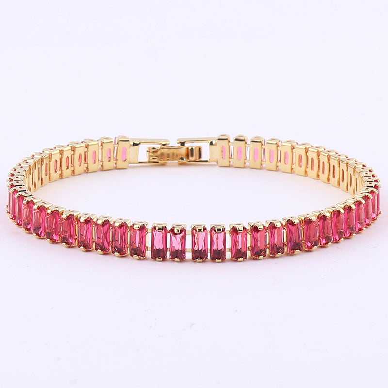 Wholesale 18K Gold Full Zircon Bracelet