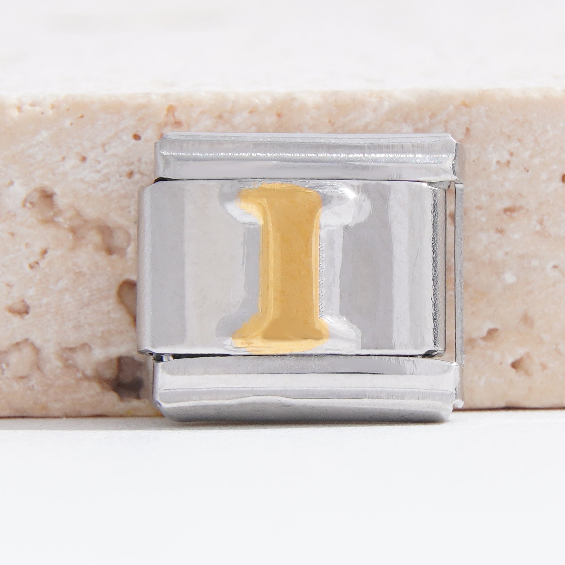 Wholesale Italian Charm Bracelet 9mm DIY Splicing English Alphabet Series Stainless Steel Composable Bracelet