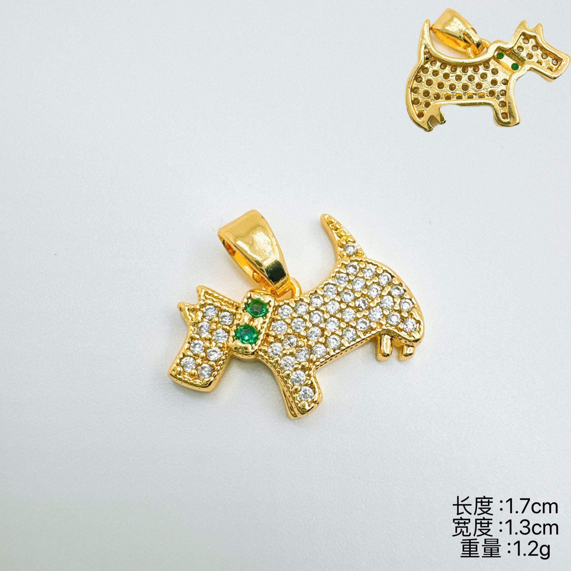 Wholesale Copper Animal Pendant Necklace Dog