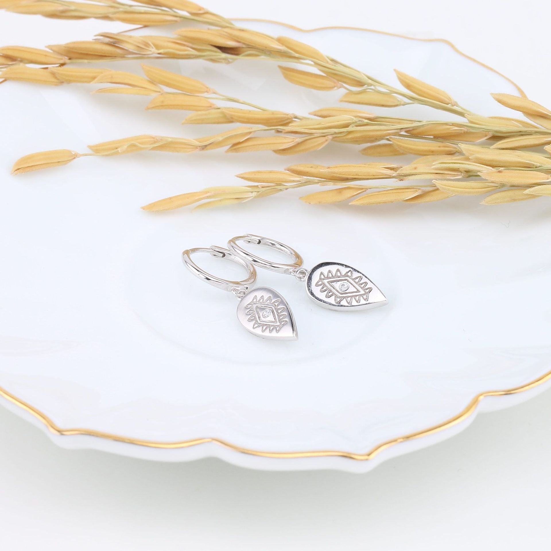 Wholesale  s925 sterling silver retro totem  earrings