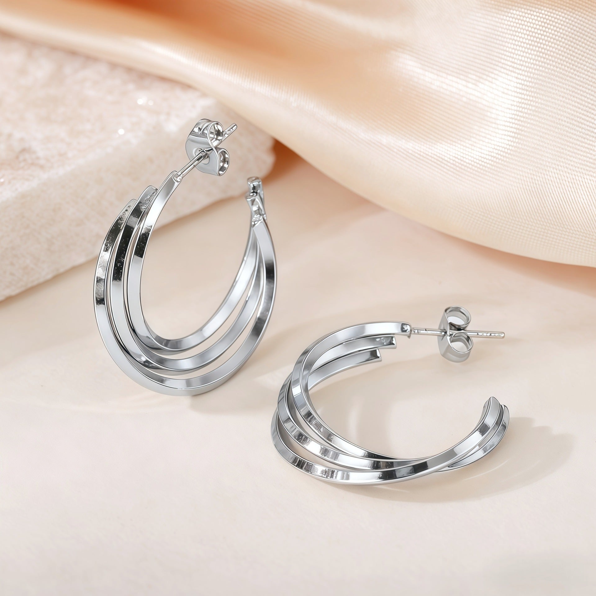 Wholesale titanium steel  non-fading earrings