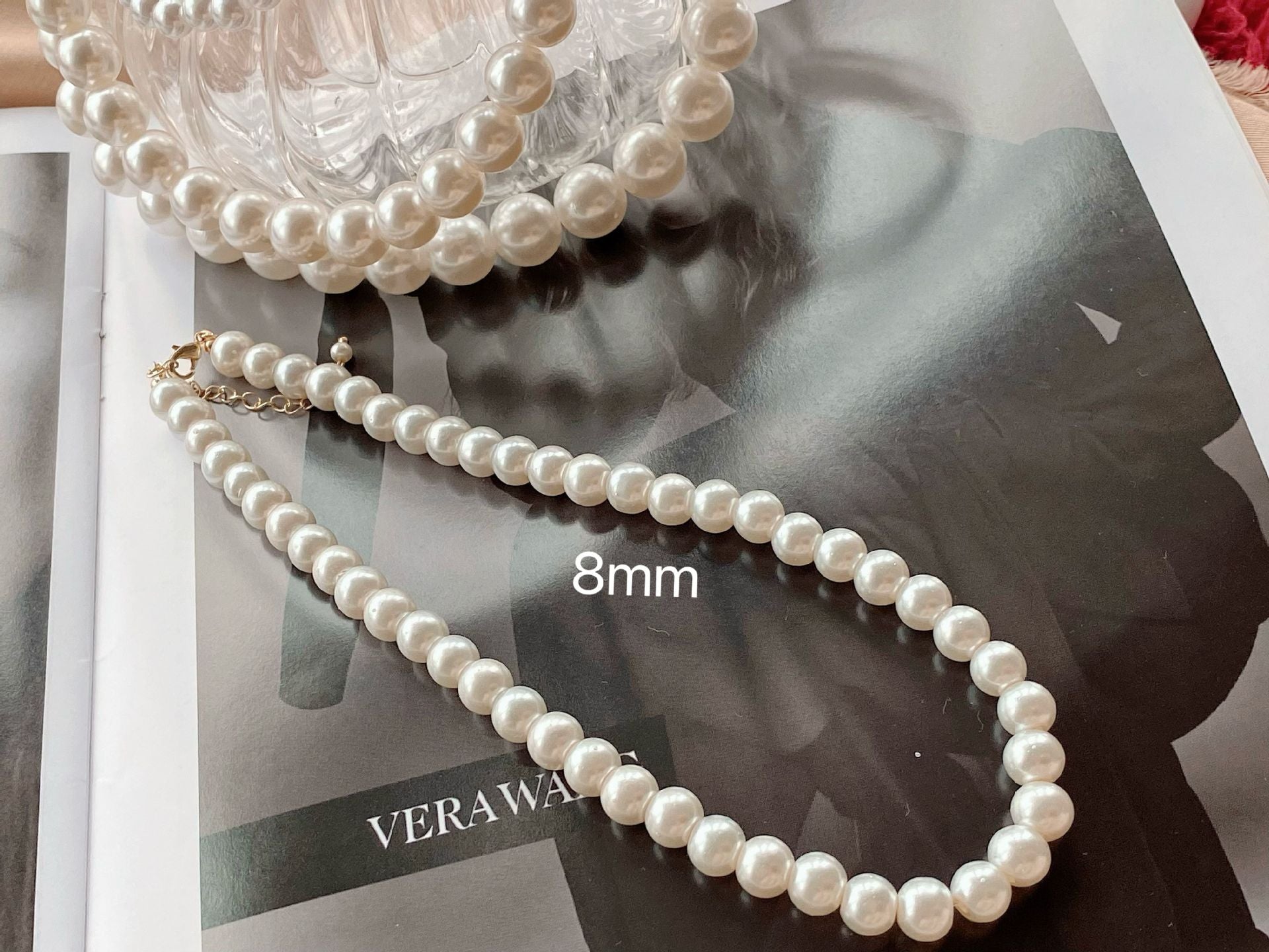 Wholesale Pearl Necklace Sweater Chain Clavicle Chain Choker Necklace Long Necklace ACC-NE-Hanxi001