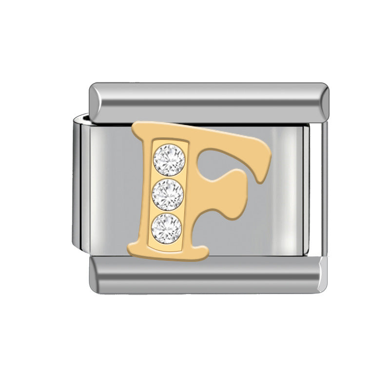 Wholesale Italian Charm Bracelet Diamond Bracelet 9mm DIY Pattern Free Stitching Detachable Composable Bracelet ACC-BT-JL009