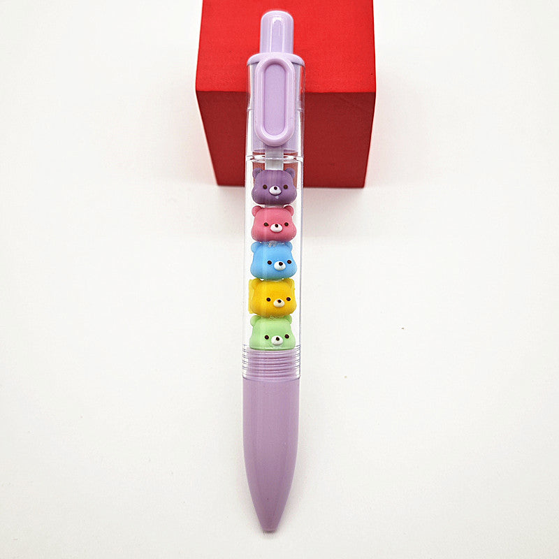 Wholesale  bear cute cat cartoon pen  ballpoint pen
