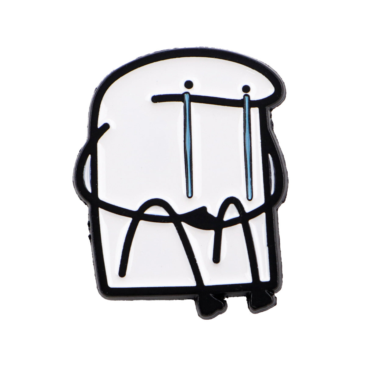 Wholesale 5pcs Simple line drawing cartoon brooch