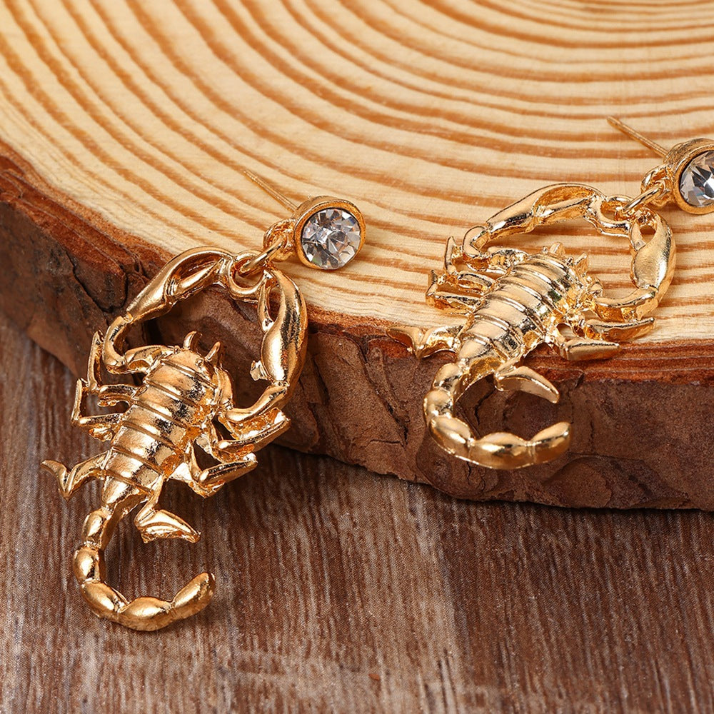 Wholesale Fashion Alloy Drop Earrings Gold Party Jewelry Accessory