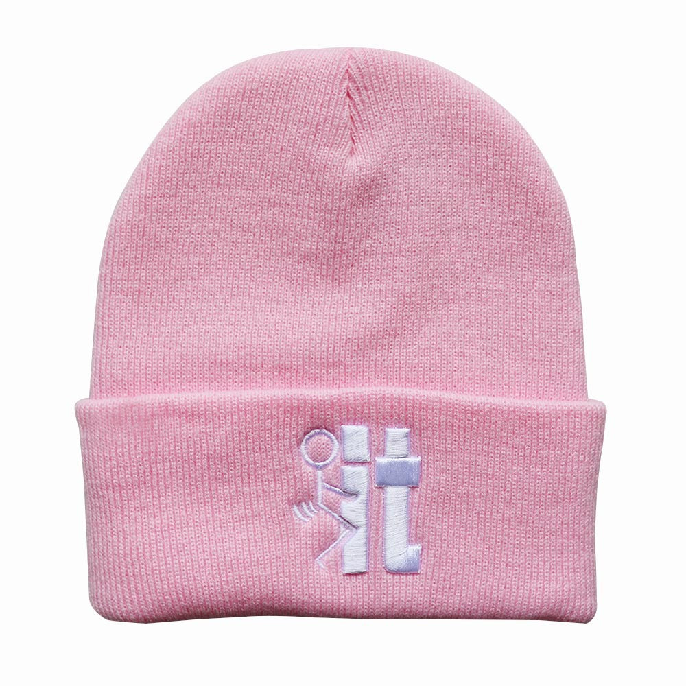 Wholesale IT Three-dimensional Embroidery Knitted Pullover Wool Hat Beanie ACC-HT-Lvh028