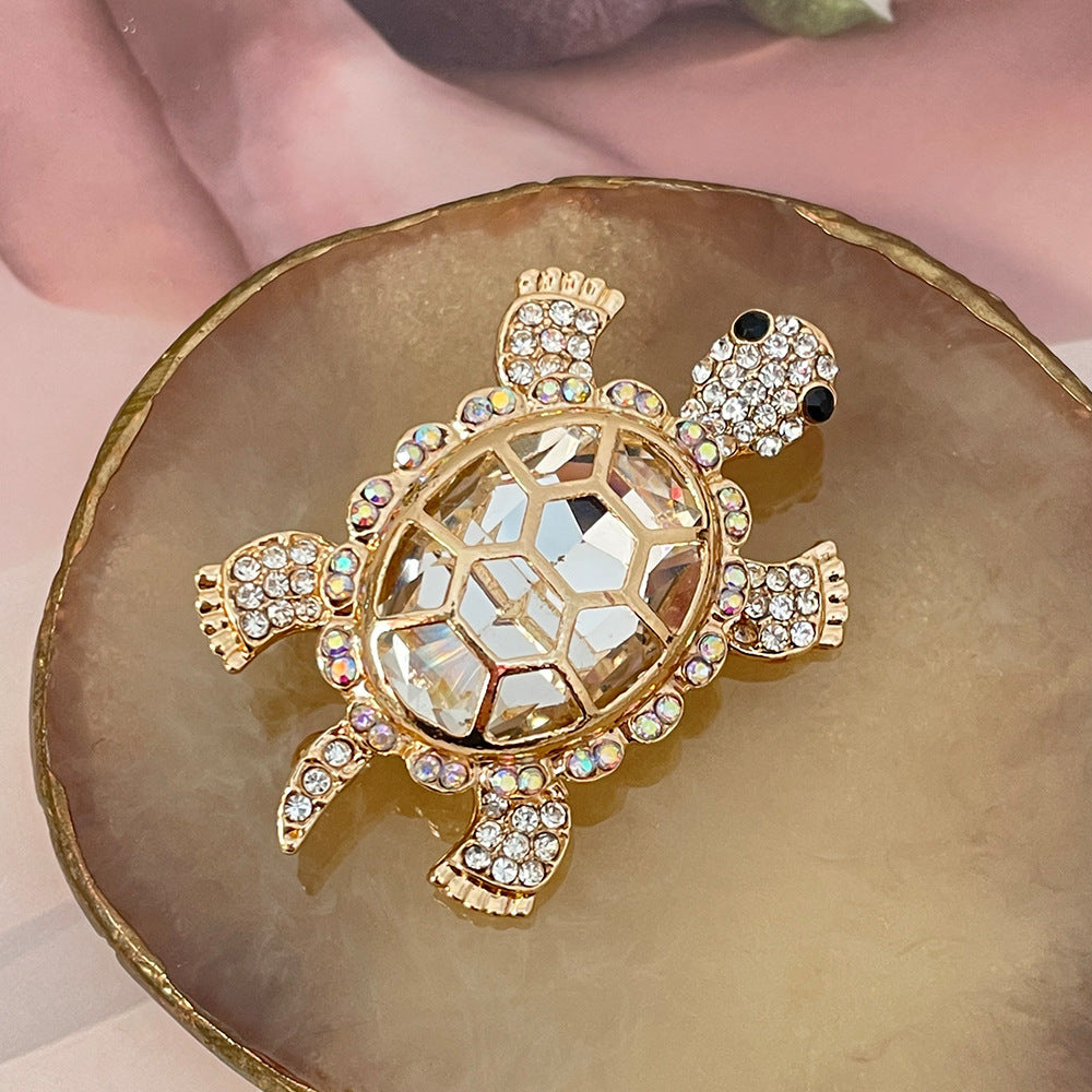 Wholesale Full Diamond Turtle Brooch ACC-BCH-Jicai001