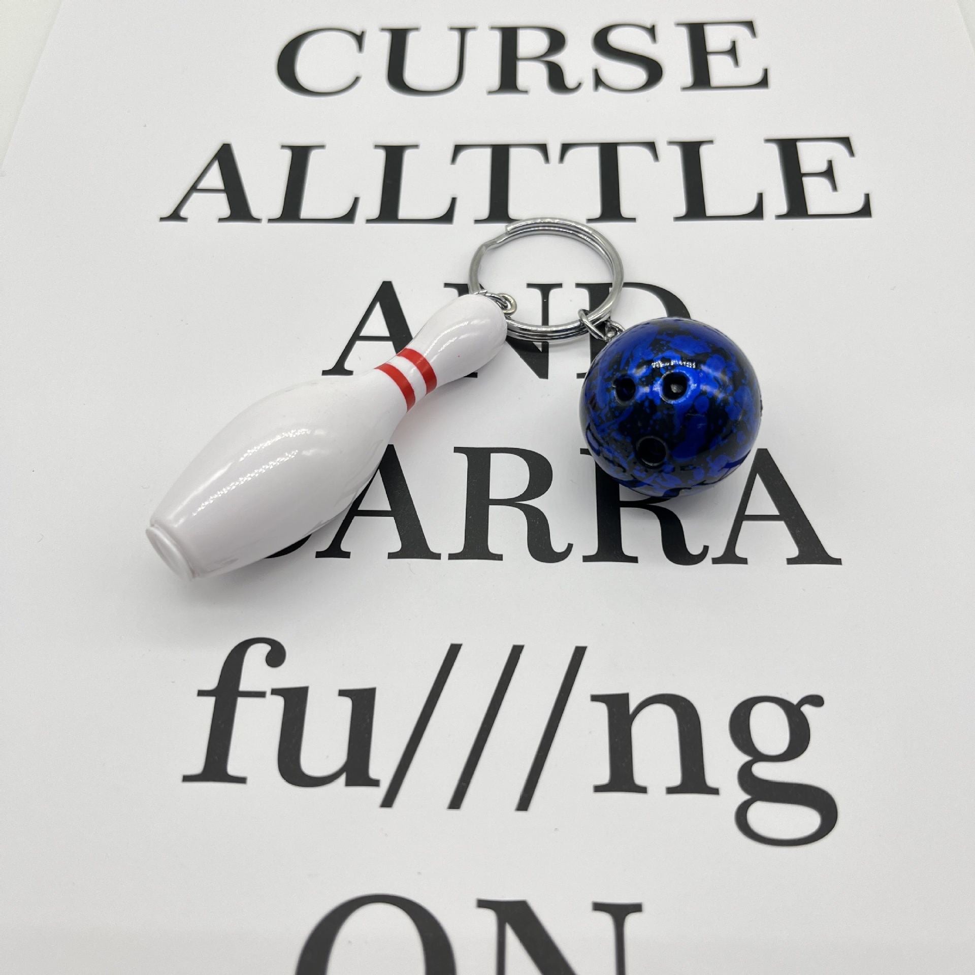 Wholesale Miniature Bowling Keychain