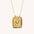 Wholesale  Square Brand Bohemian Art Retro Style Tarot Necklace
