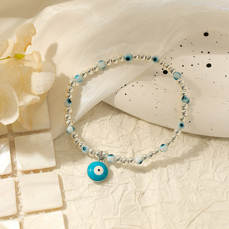 Wholesale Bohemian devil eye irregular bracelet