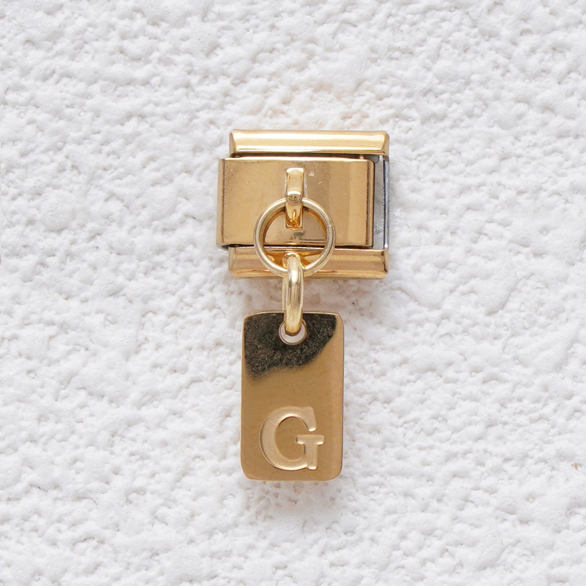 Wholesale 5pcs Italian Charm Bracelet 9mm DIY Splicing Letter Series Stainless Steel Composable Bracelet