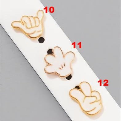 Wholesale Astronaut Bear Decorative Cartoon Pins Suitable for Smartwatch Silicone Strap Accessories Factory In-Stock Dropshipping