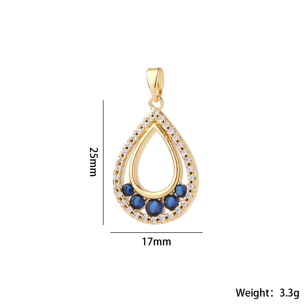 Wholesale Chic Flower Brass Pendant Gold Plated Zircon Necklace Accessory Elegant Women S Collarbone Chain Jewelry Gift
