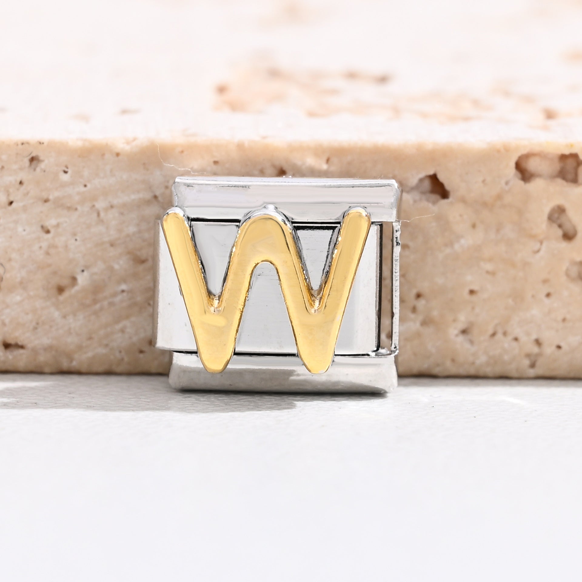 Wholesale 9mm Italian Charm Starter Bracelets DIY Letters Stainless Steel Composable Bracelet