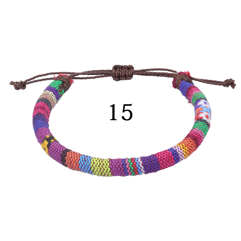 Wholesale Bohemian Ethnic Style Handmade Woven Bracelet
