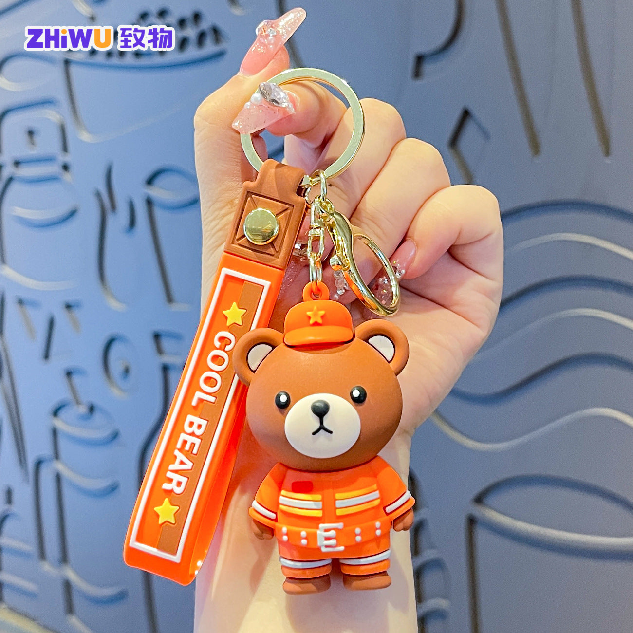 Wholesale Cartoon Cute PVC Soft Keychain ACC-KC-ZhiWu005