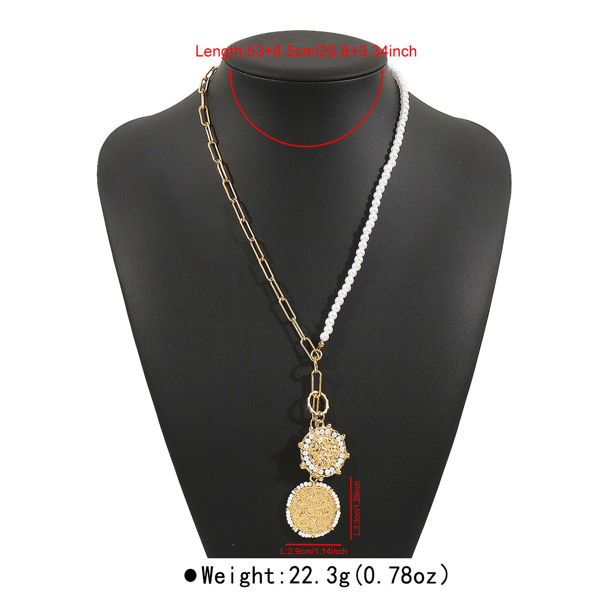Wholesale geometric multi-layer stacking hand-woven necklace