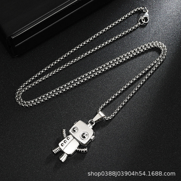 Wholesale Titanium Steel obot pendant necklace
