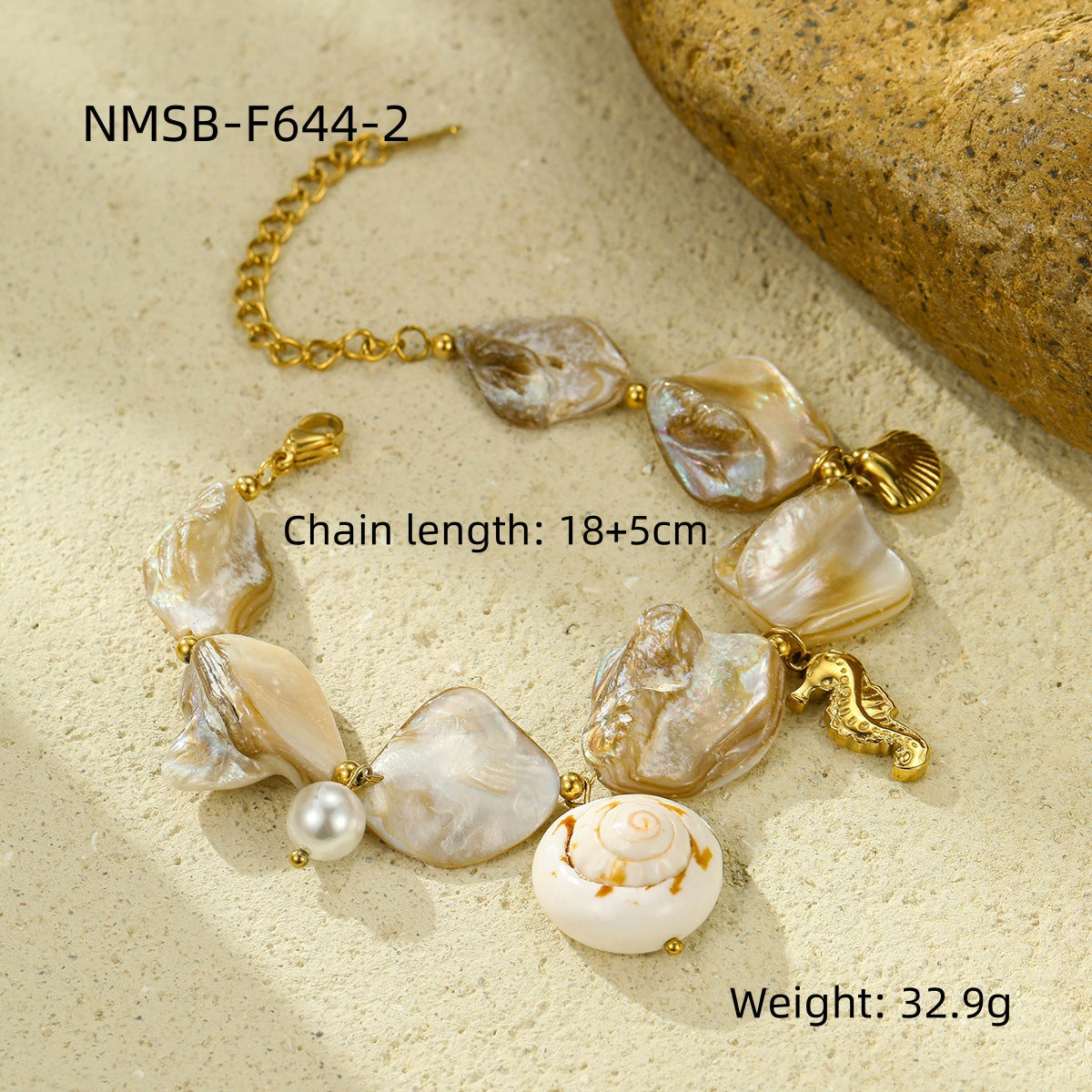Wholesale Stainless steel Ocean Series Beach Necklace Bracelet Earrings  Jewelry