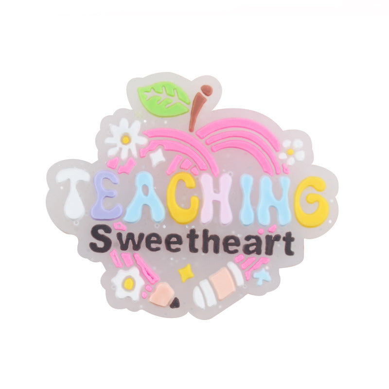 Wholesale Cartoon Teacher's Day Autism Care Focal Beads DIY Bead Accessories