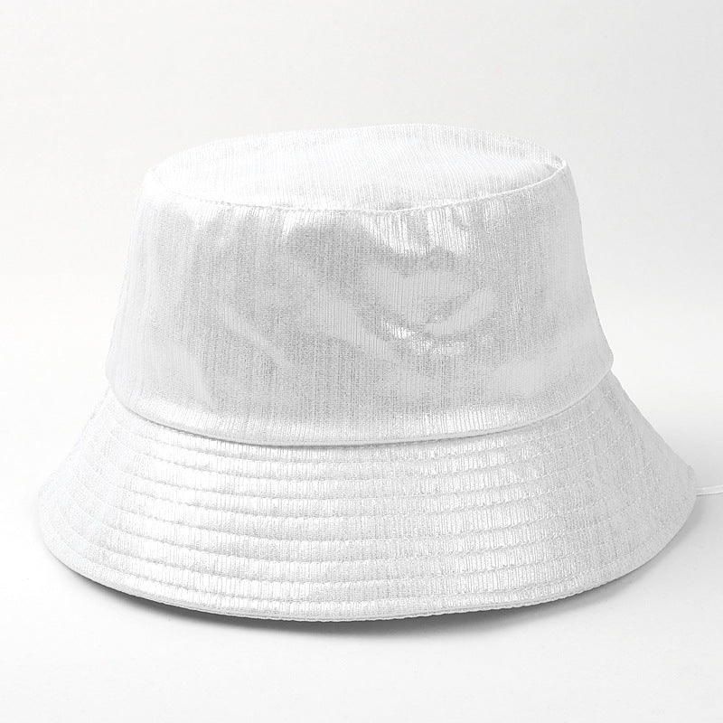 Wholesale  PU Leather Color Fisherman Hat Bucket Hat