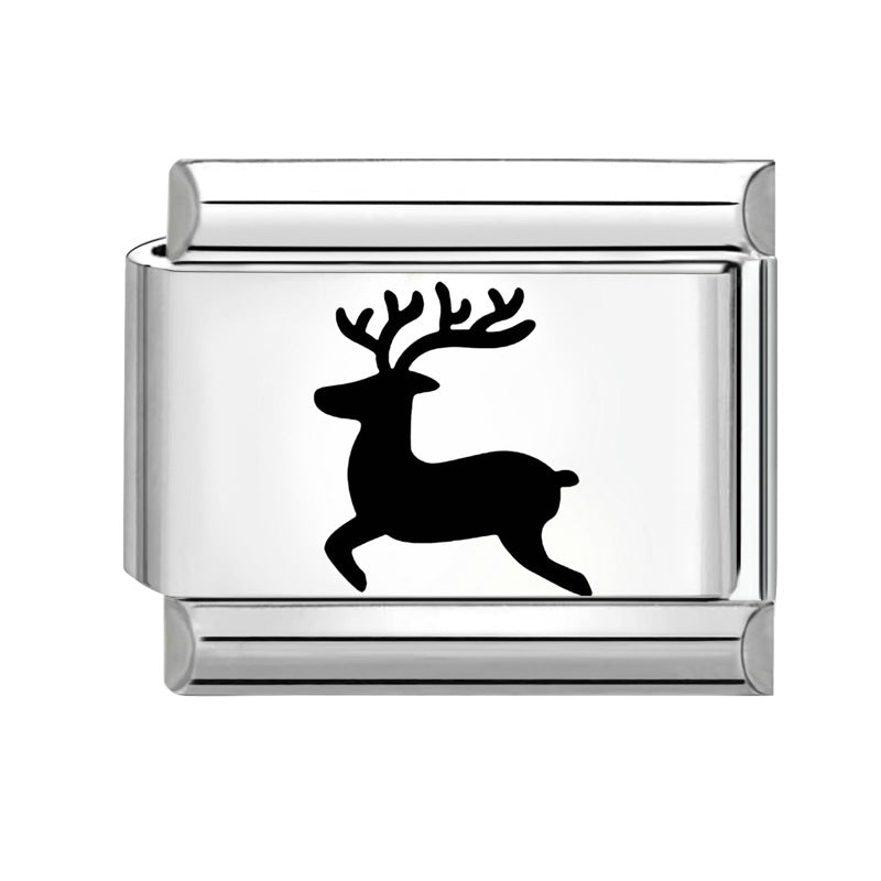 Wholesale 9mm Italian Charm Starter Bracelets DIY Christmas Stainless Steel Composable Bracelet