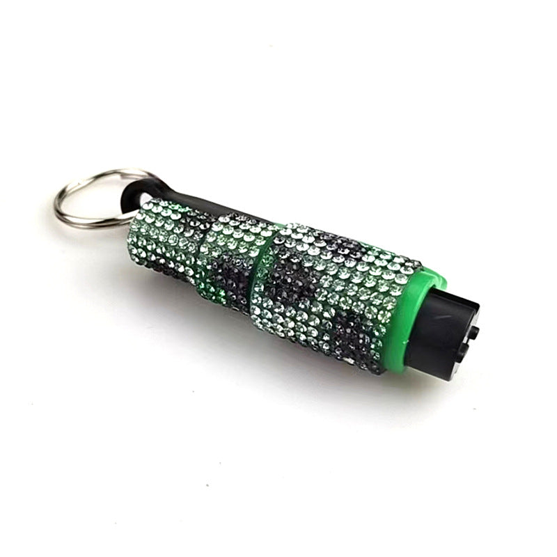 Wholesale Outdoor 2 in 1 Diamond Keychain For Car ACCVIP-KC-CanWu001